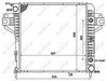 Radiator racire motor NRF 53961