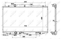 Radiator racire motor NRF 53970
