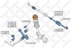 BRAT SUSPENSIE STELLOX 54-00423-SX - Compatibil cu FORD