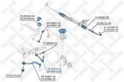 BRAT SUSPENSIE STELLOX 54-00912-SX - Compatibil cu ALPINA, BMW