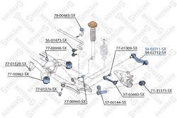 BRAT SUSPENSIE STELLOX 54-02711-SX - Compatibil cu BMW