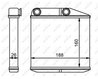 SCHIMBATOR CALDURA INCALZIRE HABITACLU NRF 54213 - Compatibil cu ABARTH, ALFA ROMEO, CITROEN, FIAT, OPEL, PEUGEOT, VAUXHALL