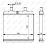 Schimbator caldura incalzire habitaclu NRF 54214