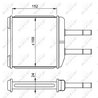 SCHIMBATOR CALDURA INCALZIRE HABITACLU NRF 54260 - Compatibil cu CHEVROLET, DAEWOO