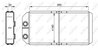 Schimbator caldura incalzire habitaclu NRF 54261