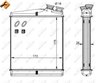 Schimbator caldura incalzire habitaclu NRF 54340