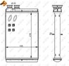Schimbator caldura incalzire habitaclu NRF 54347
