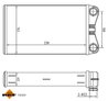 Schimbator caldura incalzire habitaclu NRF 54369