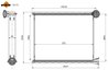 Schimbator caldura incalzire habitaclu NRF 54378