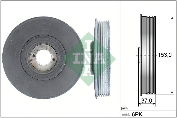 Fulie arbore cotit / vibrochen INA 544 0039 10