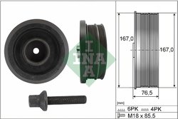 Set fulie arbore cotit INA 544 0082 20