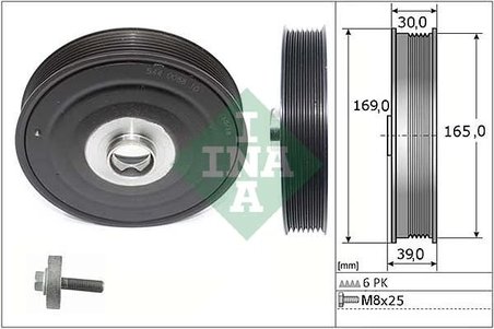 Set fulie arbore cotit INA 544 0088 20