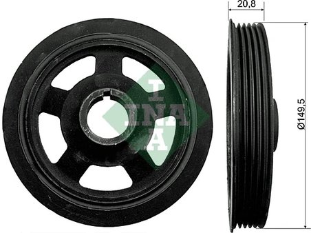 Fulie arbore cotit / vibrochen INA 544 0092 10