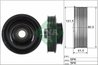 FULIE ARBORE COTIT / VIBROCHEN INA 544 0141 10 - Compatibil cu FORD