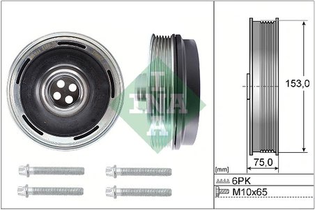 Set fulie arbore cotit INA 544 0169 20