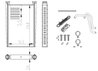 Schimbator caldura incalzire habitaclu NRF 54417