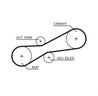 CUREA DISTRIBUTIE GATES 5494XS - Compatibil cu VOLVO, VW