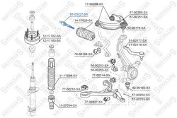 Bieleta directie Stellox 55-00027-SX