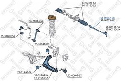 Bieleta directie Stellox 55-00132-SX