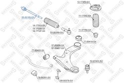 Bieleta directie Stellox 55-00165-SX