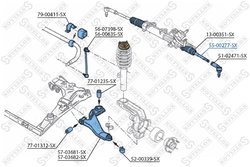Bieleta directie Stellox 55-00277-SX