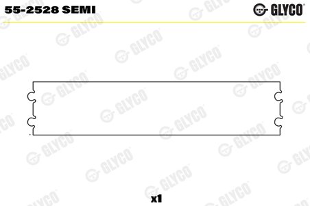 Cuzinet arbore Glyco 55-2528 SEMI