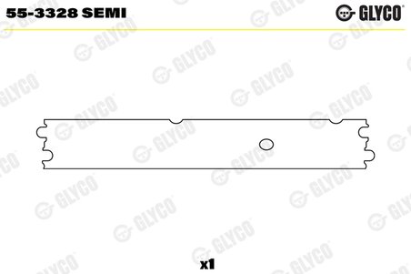 Cuzinet arbore Glyco 55-3328 SEMI