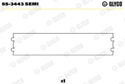 Cuzinet arbore Glyco 55-3443 SEMI