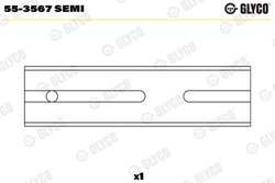 CUZINET ARBORE GLYCO 55-3567 SEMI - Compatibil cu ARO, AUDI, AUDI (FAW), SEAT, VW, VW (SVW), WESTFIELD