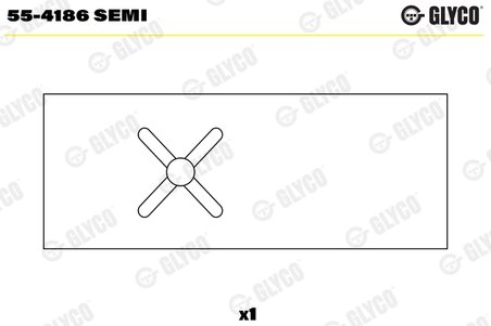 Cuzinet arbore Glyco 55-4186 SEMI