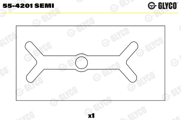 Cuzinet arbore Glyco 55-4201 SEMI