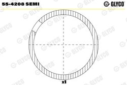 Cuzinet arbore Glyco 55-4208 SEMI