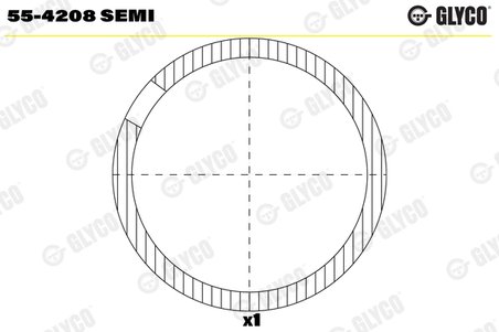 Cuzinet arbore Glyco 55-4208 SEMI