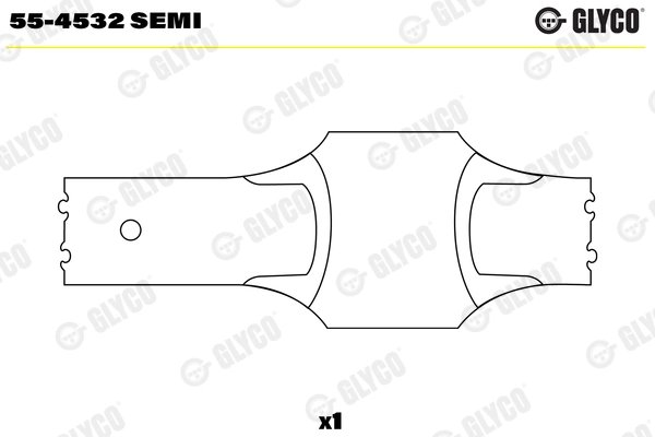 Cuzinet arbore Glyco 55-4532 SEMI
