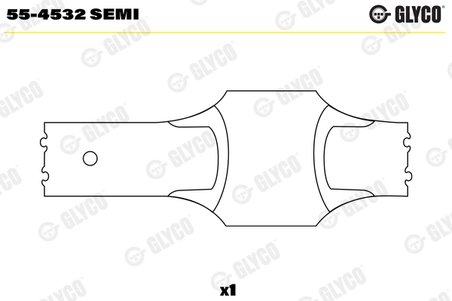 Cuzinet arbore Glyco 55-4532 SEMI
