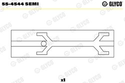 Cuzinet arbore Glyco 55-4544 SEMI