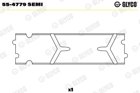 Cuzinet arbore Glyco 55-4779 SEMI