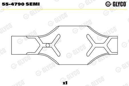 CUZINET ARBORE GLYCO 55-4790 SEMI - Compatibil cu BOVA, DAF, GINAF, IRIZAR, KENWORTH, SOLARIS, TATRA, TEMSA, VAN HOOL, VDL