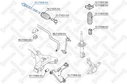 Bieleta directie Stellox 55-71039-SX