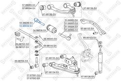 Bieleta directie Stellox 55-98040-SX