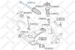 BIELETA DIRECTIE STELLOX 55-98045-SX - Compatibil cu TOYOTA