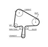 CUREA DISTRIBUTIE GATES 5510XS - Compatibil cu MAZDA