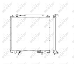 RADIATOR RACIRE MOTOR NRF 55343 - Compatibil cu MITSUBISHI