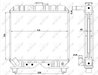 Radiator racire motor NRF 55352