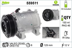 COMPRESOR CLIMATIZARE VALEO 559511 - Compatibil cu NISSAN