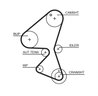 Curea distributie Gates 5598XS