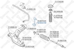 BIELETA STABILIZATOR STELLOX 56-00020-SX - Compatibil cu NISSAN, NISSAN (DFAC)