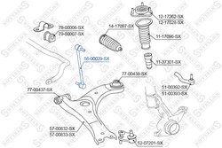 Bieleta stabilizator Stellox 56-00029-SX