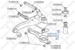 Bieleta stabilizator Stellox 56-00133-SX