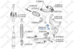 BIELETA STABILIZATOR STELLOX 56-00253-SX - Compatibil cu ACURA, HONDA